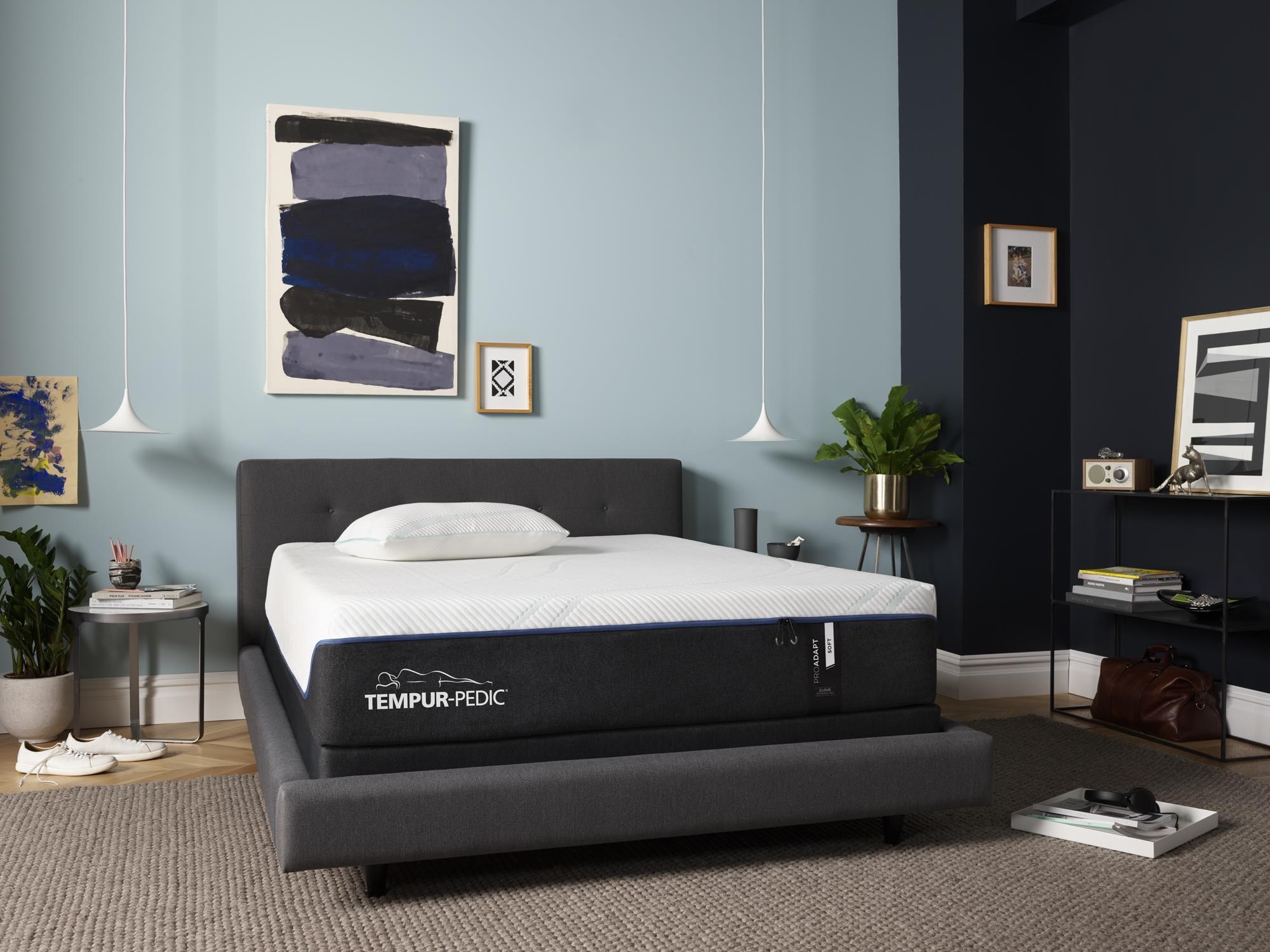 Tempur pedic king size shop memory foam mattress